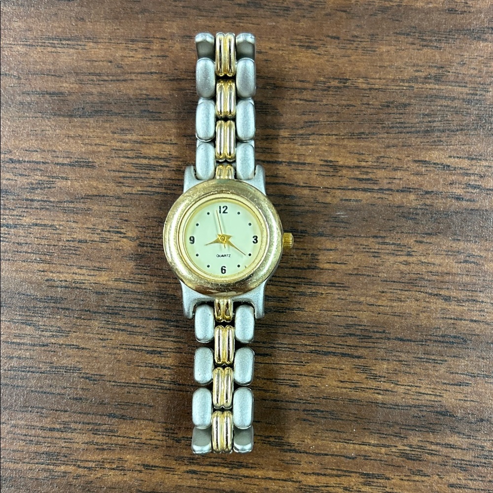 Yves Rocher Gold and Silver Women's Watch